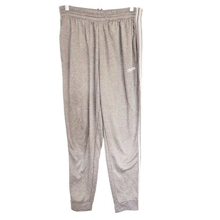 Adidas Jogger Size Medium Gray Striped